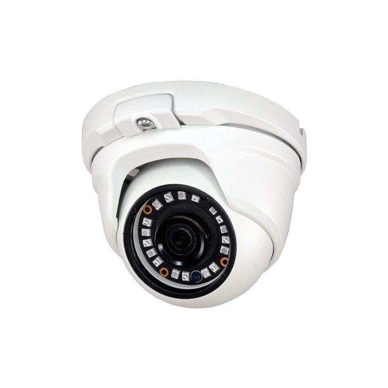Dome Kamera Range 1080p PRO - 4 in 1 (HDTVI / HDCVI / AHD / CVBS) - 1/2.8" Sony Starvis IMX307+8550 - Objektiv 3.6 mm - LEDs IR 