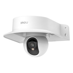 Soporte de cubierta de lluvia para cámara - Para cámaras domo - Para pared y postes - Color blanco - Carga máxima 3 Kg - Apto pa