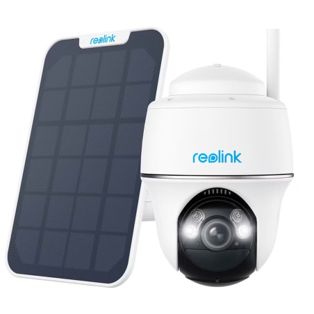 Reolink Battery Powered WiFi Camera with Solar Panel - 5MP (2880 x 1616) - IR 10 m / Siren - Human / Vehicle / Pet PIR- - RL-ARG