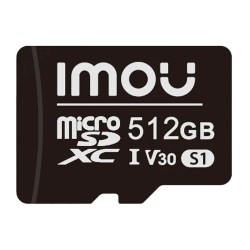 Imou microSD-Karte - Kapazität 512 GB - Klasse 10 | Lese-/Schreibgeschwindigkeit: 100/85 MB/s - E/P-Zyklen: bis 500 - Home-Kamer