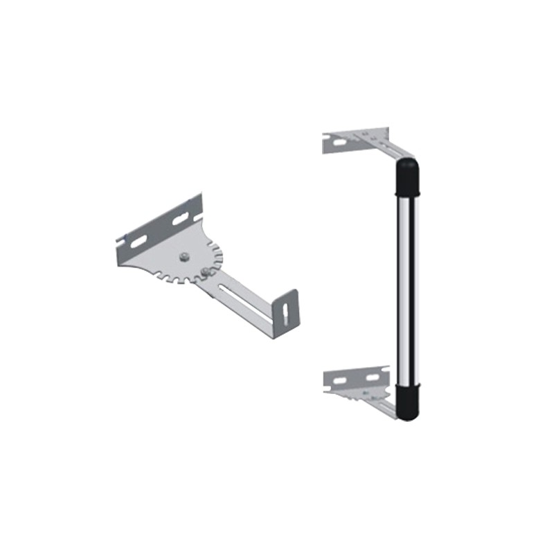 Barrier bracket - Adjustable angle and length - Stainless steel - Compatible with ABI30-764 and ABI100-1086 - AN-6Z - 1