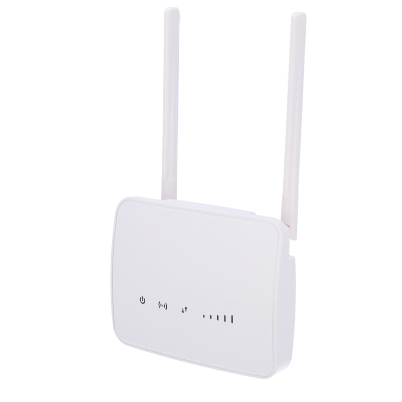 Safire Router 4G 150Mbps Download 50Mbps Upload - Anschlüsse RJ45 10/100Mbps - Wi-Fi 4 2.4GHz N300Mbps - Bis zu 32 gleichzeitige
