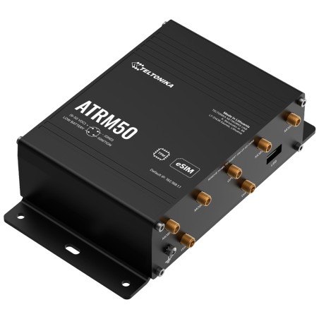 Industrierouter 5G M12 - 5G Sub-6Ghz SA/NSA ( kompatibel mit 4G/3G ) - 4 Anschlüsse M12 10/100/1000Mbps - Dual Sim und eSim - An