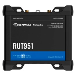 Teltonika Router 4G Industriell - 4 Ethernet-Anschlüsse RJ45 Fast Ethernet - Dual SIM 4G (LTE) Kategorie 4 bis zu 150Mbps - 1x E