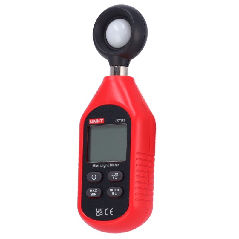 Handheld illuminance meter - Backlit display - High sampling rate - Typical values: MAX/MIN - Automatic - UT383 - 2