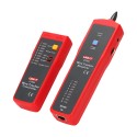 Cable tester - RJ45/RJ11 cable status test - Signal strength indicator light - Cable break location and live tracking - Auto - U