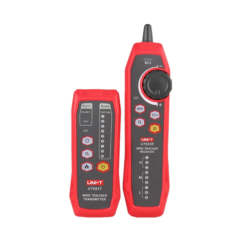 Cable tester - Cable status test RJ45/RJ11 - Auto power off - NVC mode - Anti-interference function - UT683KIT - 2