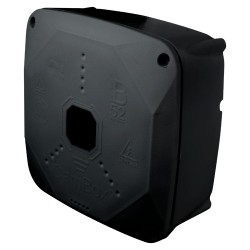 Connection box for dome cameras - For dome cameras - Suitable for outdoor use - Ceiling or wall installation - Made of plastic -