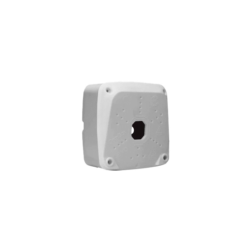 Junction box with 11 degree inclination - Suitable for outdoor use - Made of plastic - White color - CBOX-HQ128 - 1