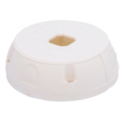 Connection box for bullet and dome cameras - Suitable for outdoor use - Ceiling or wall installation - Made of plastic - CBOX-JB