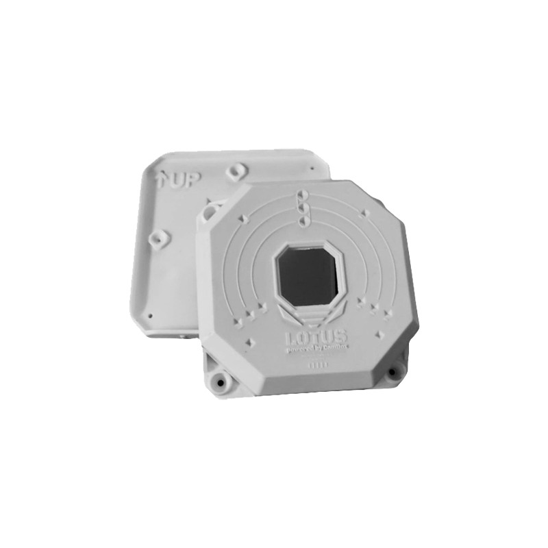 Junction box - White color - Made of plastic - CBOX-LOTUS - 1