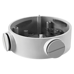 Connection box - For bullet cameras - Suitable for outdoor use - Ceiling or wall installation - Colour white 36 (H) x 105 (Ø) - 