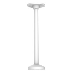Roof support - Height 545.7 mm x 150 (Ø) mm - Suitable for outdoor use - White colour - Made of aluminium - Cable pin - DS-1271Z