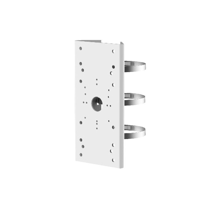 Bracket for masts/lantern poles - For bullet cameras - Diameter range 67~127 mm - Stainless steel with anti-corrosion treatment 