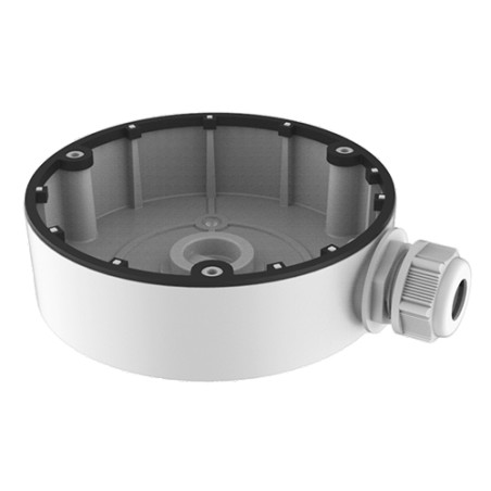 Connection box - For dome cameras - Suitable for outdoor use - Ceiling or wall installation - Cable pin - Colour white 35 (H) - 