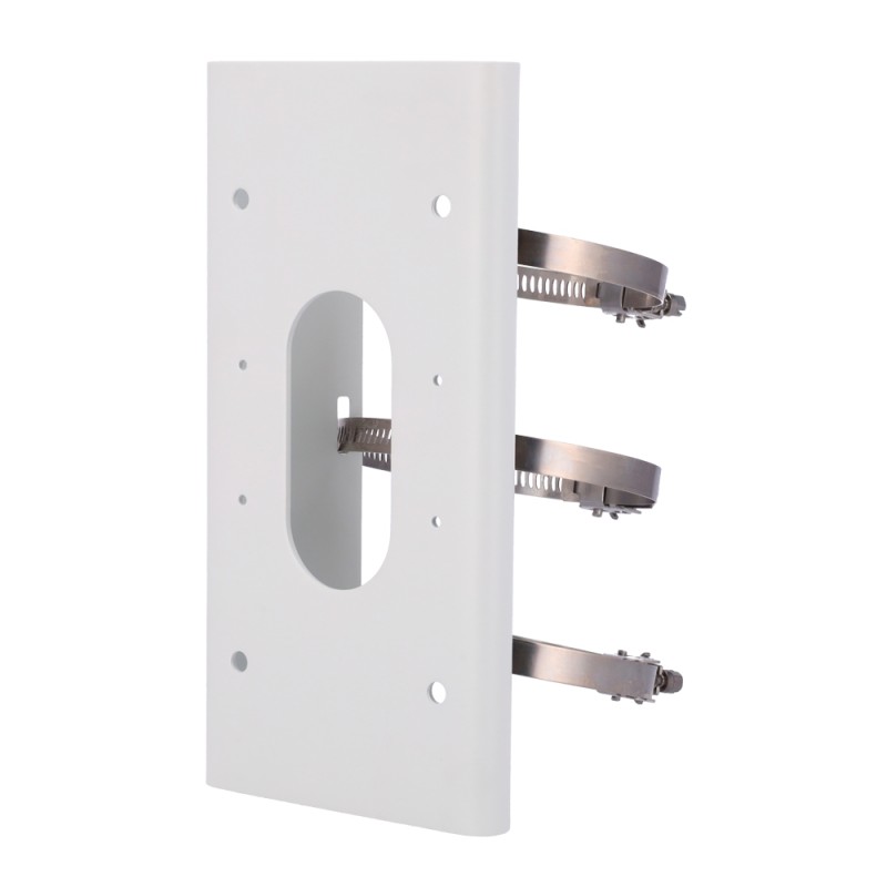 Hikvision pole mount - For motorised dome cameras - Suitable for outdoor use - Stainless steel, corrosion resistant - - DS-1475Z