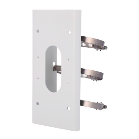 Hikvision pole mount - For motorised dome cameras - Suitable for outdoor use - Stainless steel, corrosion resistant - - DS-1475Z