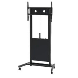 Soporte de ruedas motorizado - Peso soportado 150 Kg - VESA 800x600 mm - Altura ajustable - IB-EST009-W-WHEELS - 1