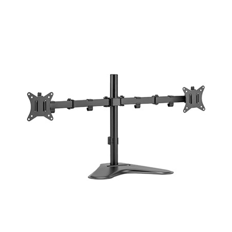 Stand for double monitor - Installation on the table - Maximum load 9kg - Tilt -45º +45º - VESA 75x75 - VESA 100x100m - LDT66-T0
