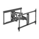 Halterung mit Arm - Unterstütztes Gewicht 60Kg - VESA 600x400mm - Abstand zur Wand von 63-536mm - Neigung +5º / -10º - Drehung +