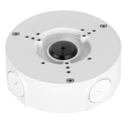 Connection box - For bullet or dome cameras - Suitable for outdoor use - Ceiling or wall installation - Cable pin - Colour - PFA