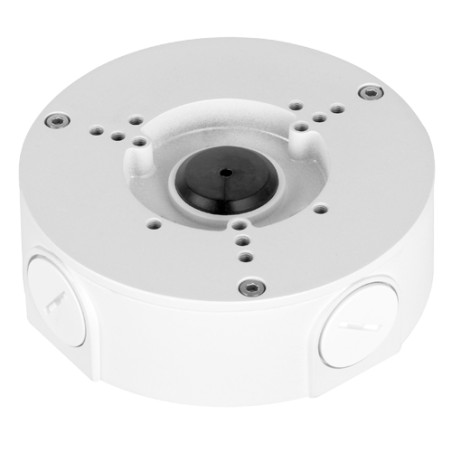 Connection box - For bullet or dome cameras - Suitable for outdoor use - Ceiling or wall installation - Cable pin - Colour - PFA