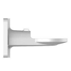 Wall mount - For dome positioning cameras - Aluminum - White color - Maximum load 3.6 kg - Cable pin - PFB731W - 1