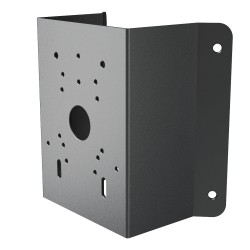 Safire Smart Corner Mount - For Bullet or Dome Cameras - Made of Rolled SPCC Steel - Grey Color - Cable Pin - SF-CORNERBRACKET-0