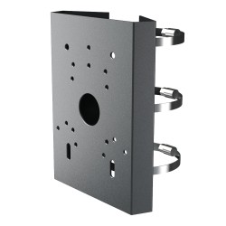 Safire Smart Pole/Street Light Mount - For Motorized Dome Cameras - Diameter Range 118~140 mm - Made of S - SF-PBRACKET-0501-GRE