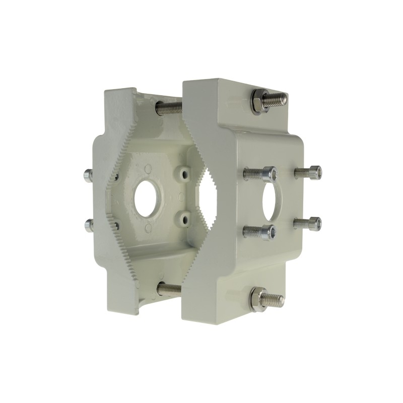 Mounting bracket for poles/lampposts - Diameter range 60~110 mm - Fixing on both sides - Suitable for outdoor use - SP802 - 1