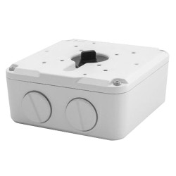 Connection box - For bullet cameras - Suitable for outdoor use - Installation on the ceiling or on the wall - White colour - K -