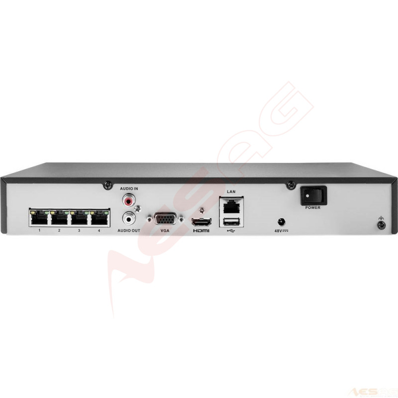 ABUS IP video surveillance 4-channel PoE recorder