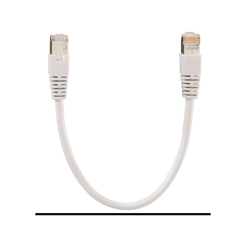Rutenbeck Patchkabel RJ45, CAT8.1 2000Mhz, 2m, grau, S-STP(S/FTP), LSZH, AWG26, PK Cat.8.1/Class I 2,0 m - 184913 - 1