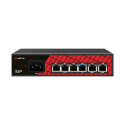 Safire Switch Hi-PoE - 4 PoE + ports 2 uplink RJ45 - ports speed 10/100Mbps - 3 PoE+ ports 30W + 1 Hi-PoE-An