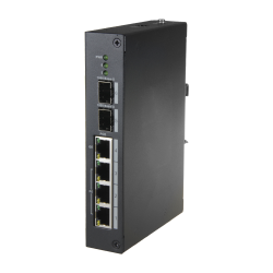 Switch PoE X-Security - 4 PoE ports + 2 SFP fiber ports -...