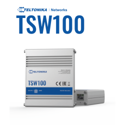 Teltonika · Switch · TSW100 · 5 Port Gigabit Industrial...