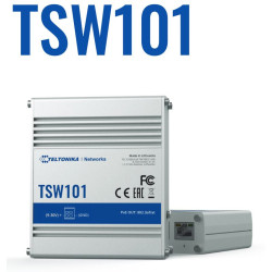 Teltonika · Switch · TSW101 · 5 Port Gigabit Industrial...