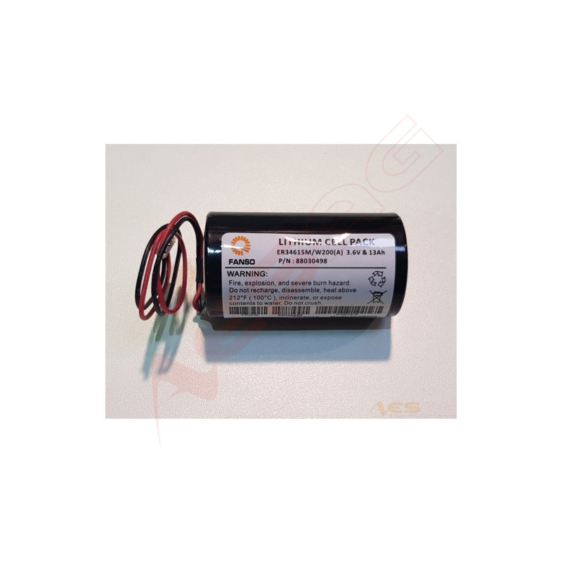 Replacement battery 3.6V for the Visonic outdoor siren