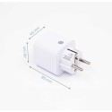 Shelly · Plug & Play "Plug M Gen3 White" · Smarter Zwischenstecker · 13A · Messfunktion · WLAN · BT · weiß - 252802 - 3