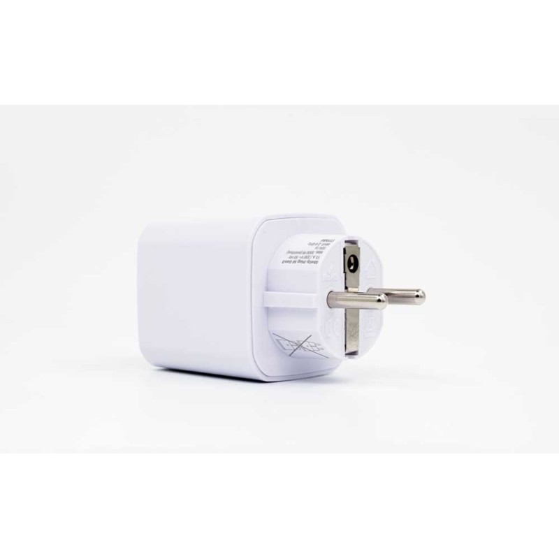 Shelly · Plug & Play "Plug M Gen3 White" · 4er Set · Smarter Zwischenstecker · 13A · Messfunktion · WLAN · BT · weiß - 252905 - 