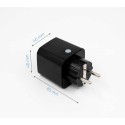 Shelly · Plug & Play "Plug M Gen3 Black" · Smarter Zwischenstecker · 13A · Messfunktion · WLAN · BT · schwarz - 252913 - 3