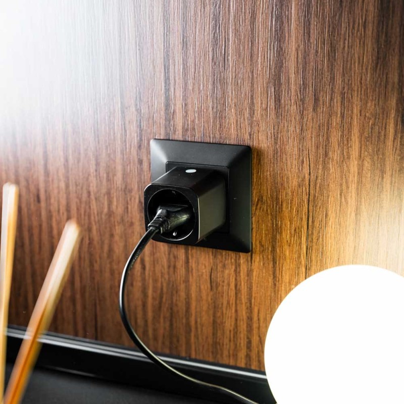 Shelly · Plug & Play "Plug M Gen3 Black" · Smarter Zwischenstecker · 13A · Messfunktion · WLAN · BT · schwarz - 252913 - 6