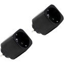 Shelly · Plug & Play "Plug M Gen3 Black" · 2er Set · Smarter Zwischenstecker · 13A · Messfunktion · WLAN · BT · schwarz - 252946