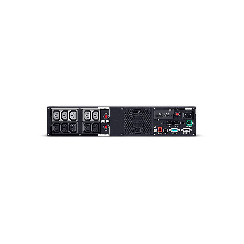 CyberPower USV, PR Tower/19"-PRIII-Serie,, 750VA/750W, 2HE, Line-Interactive, reiner Sinus, LCD, USB/RS232, - 153333 - 3