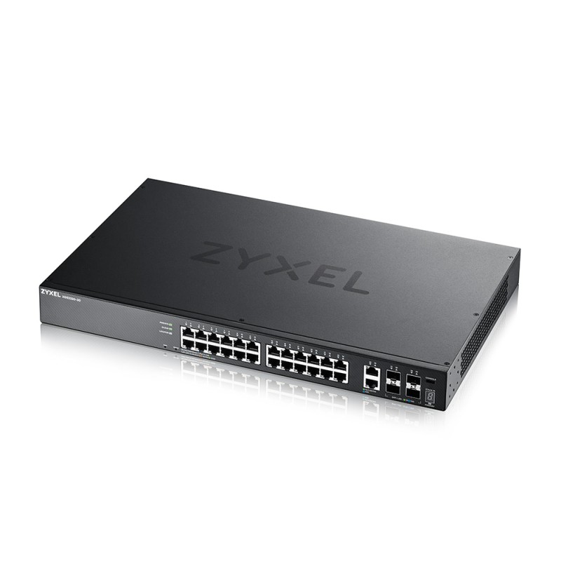Zyxel Switch full managed Layer3 30 Port &bull 24x 1 GbE &bull 2x 10 GbE &bull 4x SFP+ &bull 19" &bull NebulaFlex Pro &bull XGS2