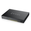 Zyxel Switch smart managed Layer2 12 Port &bull 10x 10 GbE &bull PoE Budget 375 Watt &bull 8x PoE bt &bull 2x SFP+ &bull 19" &bu