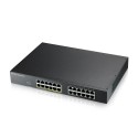 Zyxel Switch smart managed Layer2 24 Port &bull 24x 1 GbE &bull PoE Budget 130 Watt &bull 12x PoE at &bull 19" &bull NebulaFlex 