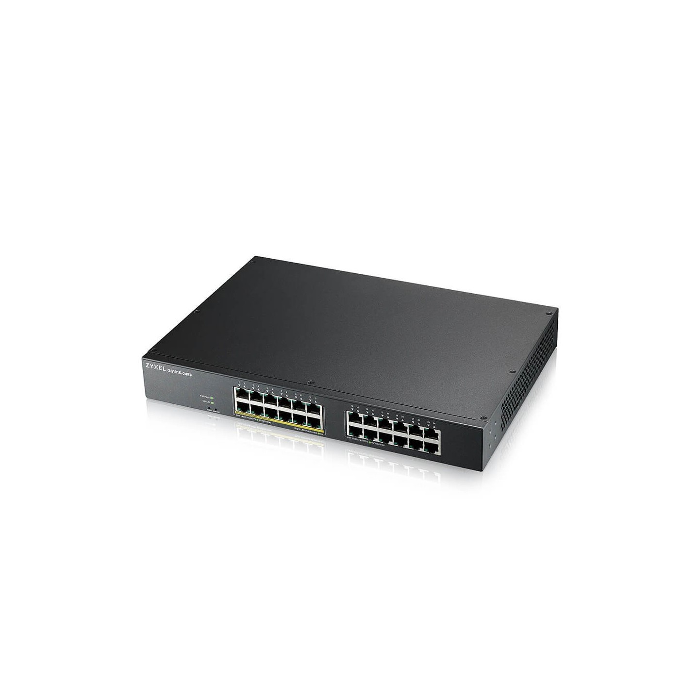 Zyxel Switch smart managed Layer2 24 Port &bull 24x 1 GbE &bull PoE Budget 130 Watt &bull 12x PoE at &bull 19" &bull NebulaFlex 