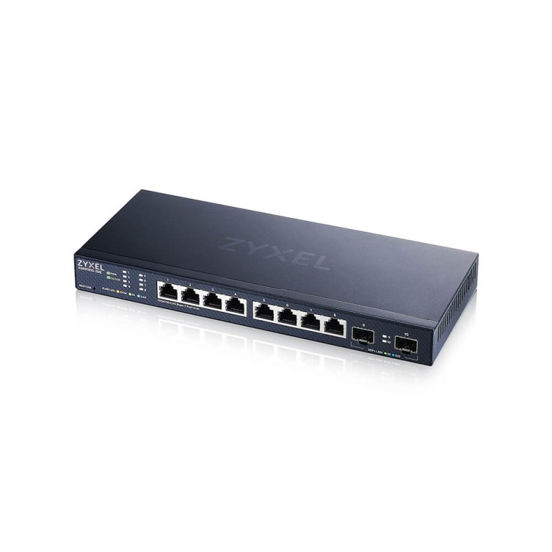 Zyxel Switch smart managed Layer2 10 Port &bull 8x 2.5 GbE &bull 2x SFP+ &bull Desktop &bull Lüfterlos &bull NebulaFlex &bull XM