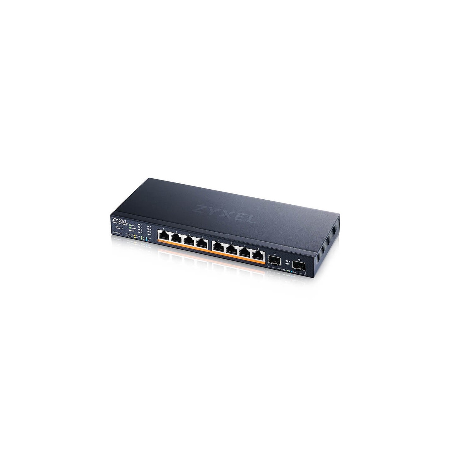 Zyxel Switch smart managed Layer2 10 Port &bull 8x 2.5 GbE &bull PoE Budget 130 Watt &bull 8x PoE bt &bull 2x SFP+ &bull Desktop
